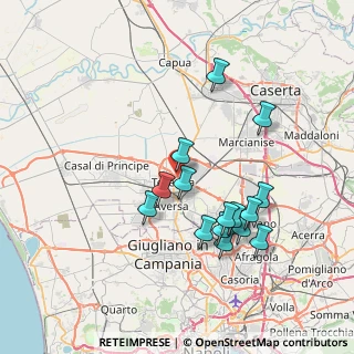 Mappa 81030 Teverola CE, Italia (7.59267)