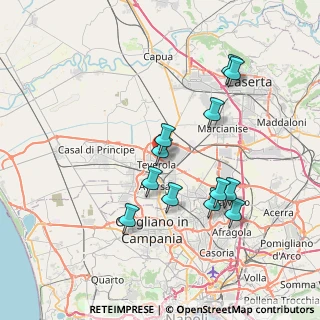Mappa 81030 Teverola CE, Italia (7.47333)
