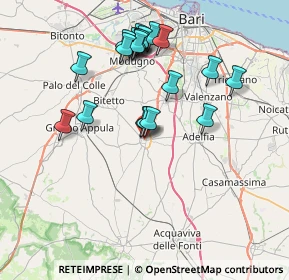 Mappa Via Corte, 70028 Sannicandro di Bari BA, Italia (7.759)