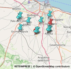 Mappa Via Corte, 70028 Sannicandro di Bari BA, Italia (6.24083)