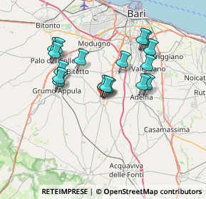 Mappa Via Corte, 70028 Sannicandro di Bari BA, Italia (6.78353)