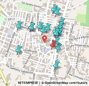 Mappa Via Corte, 70028 Sannicandro di Bari BA, Italia (0.2085)