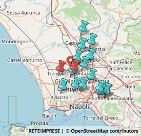 Mappa 81030 Casaluce CE, Italia (11.66941)