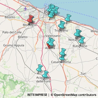 Mappa Via San Quasimodo, 70010 Adelfia BA, Italia (9.6955)