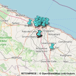 Mappa Via Piave, 70028 Sannicandro di Bari BA, Italia (10.0615)