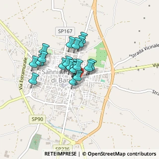 Mappa Via Piave, 70028 Sannicandro di Bari BA, Italia (0.331)
