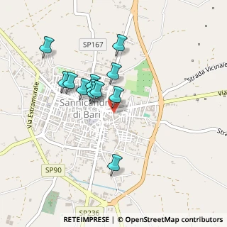 Mappa Via Piave, 70028 Sannicandro di Bari BA, Italia (0.41167)