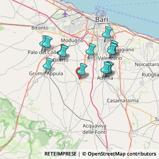 Mappa Via Piave, 70028 Sannicandro di Bari BA, Italia (7.20714)