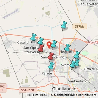 Mappa Via S. Agostino, 81030 Villa di Briano CE, Italia (3.60182)