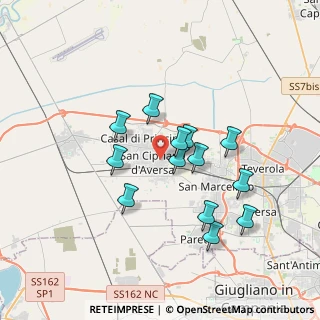 Mappa Via Nicolò Tommaseo, 81036 San Cipriano d'Aversa CE, Italia (3.32308)