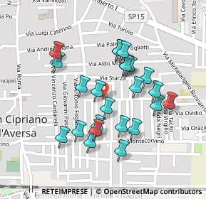 Mappa Via Nicolò Tommaseo, 81036 San Cipriano d'Aversa CE, Italia (0.22083)