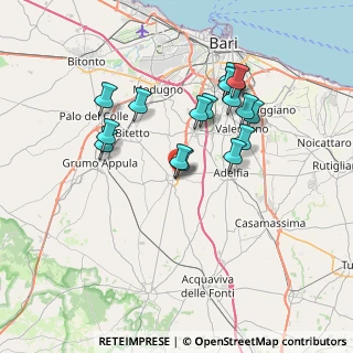 Mappa Via Martiri Oscuri, 70028 Sannicandro di Bari BA, Italia (7.08412)