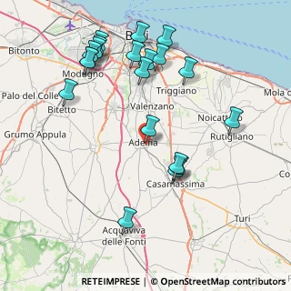 Mappa Via Principe Umberto, 70010 Adelfia BA, Italia (9.6415)