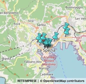 Mappa Via Tito Speri, 19121 La Spezia SP, Italia (0.86273)
