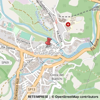 Mappa Via Vallisneri, 12, 55032 Castelnuovo di Garfagnana, Lucca (Toscana)
