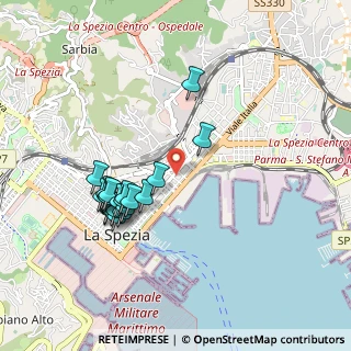 Mappa 19124 La Spezia SP, Italia (0.9125)