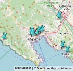 Mappa 19124 La Spezia SP, Italia (3.97417)