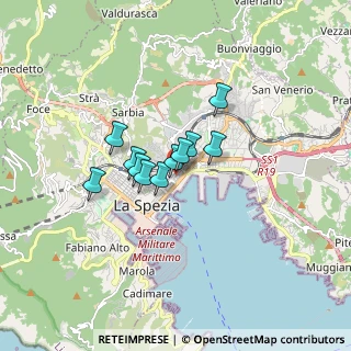 Mappa 19124 La Spezia SP, Italia (1.01818)