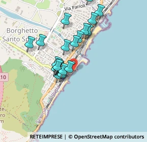 Mappa Via Lungomare Matteotti, 17052 Borghetto Santo Spirito SV, Italia (0.3975)