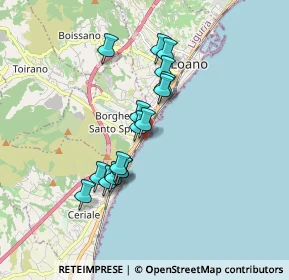 Mappa Via Lungomare Matteotti, 17052 Borghetto Santo Spirito SV, Italia (1.46938)