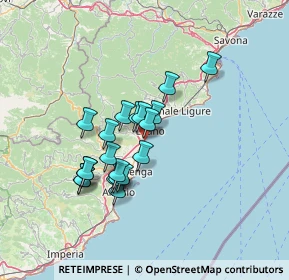 Mappa Via Lungomare Matteotti, 17052 Borghetto Santo Spirito SV, Italia (11.206)