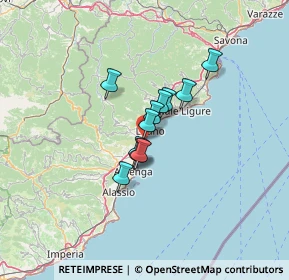 Mappa Via Lungomare Matteotti, 17052 Borghetto Santo Spirito SV, Italia (7.95909)