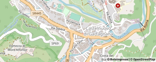 Mappa Castelnuovo di Garfagnana