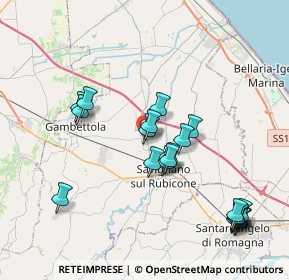 Mappa P.za Antonio Vesi, 47043 Gatteo FC, Italia (4.092)