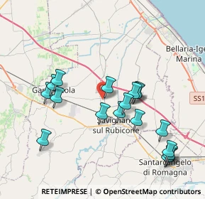 Mappa P.za Antonio Vesi, 47043 Gatteo FC, Italia (4.07)