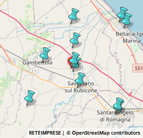 Mappa P.za Antonio Vesi, 47043 Gatteo FC, Italia (4.41636)