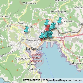 Mappa Via XXIV Maggio, 19100 La Spezia SP, Italia (1.06308)