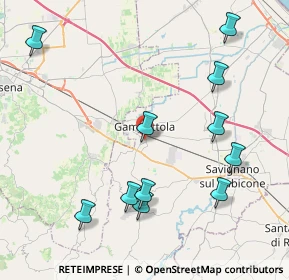 Mappa Via Carso, 47035 Gambettola FC, Italia (4.74545)