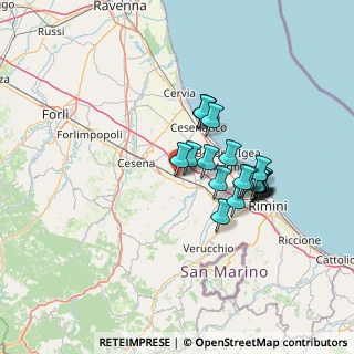 Mappa Via Roncolo, 47035 Gambettola FC, Italia (11.503)