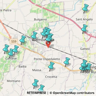 Mappa Via Roncolo, 47035 Gambettola FC, Italia (2.7535)