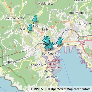 Mappa Piazza Saint Bon, 19122 La Spezia SP, Italia (0.82273)
