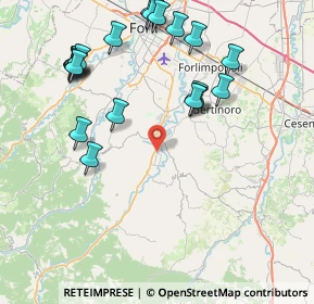Mappa Strada del Mezzo, 47014 Meldola FC, Italia (9.473)