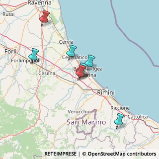 Mappa Via Bellaria, 47030 San Mauro Pascoli FC, Italia (41.99917)