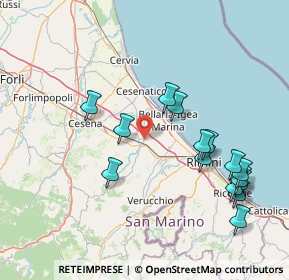 Mappa Via 9 Maggio, 47039 Savignano sul Rubicone FC, Italia (17.05267)