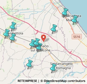 Mappa Via 9 Maggio, 47039 Savignano sul Rubicone FC, Italia (5.26538)