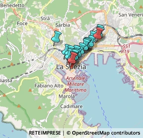Mappa Via Alessandro Malaspina, 19121 La Spezia SP, Italia (0.9405)