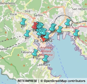 Mappa Via Alessandro Malaspina, 19121 La Spezia SP, Italia (1.3)