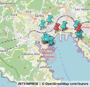 Mappa Via Alessandro Malaspina, 19121 La Spezia SP, Italia (1.48929)