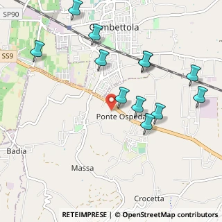 Mappa Via Celle, 47020 Budrio FC, Italia (1.12583)