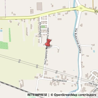 Mappa Via cappona rurale i tratto 52, 47039 Savignano sul Rubicone, Forlì-Cesena (Emilia Romagna)