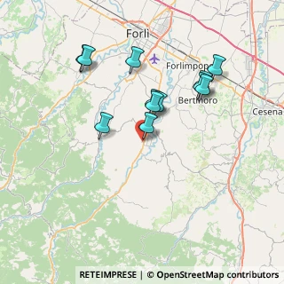 Mappa Viale dell'Artigianato, 47014 Meldola FC, Italia (6.93)