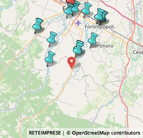Mappa Viale dell'Artigianato, 47014 Meldola FC, Italia (9.831)