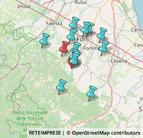 Mappa Piazza S. Antonio, 47016 Predappio FC, Italia (10.59357)