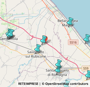 Mappa 47030 San Mauro Pascoli FC, Italia (6.12308)