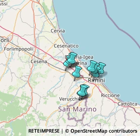 Mappa 47030 San Mauro Pascoli FC, Italia (9.24182)