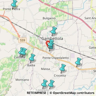 Mappa Via della Pace, 47035 Gambettola FC, Italia (2.46818)